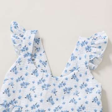 Kids Toddler Baby Girls Rainbow Dress Princess Sleeveless Beach Butterfly Sundress