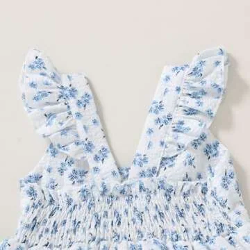 Kids Toddler Baby Girls Rainbow Dress Princess Sleeveless Beach Butterfly Sundress