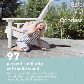 YEFU Weather Resistant Adirondack Chairs for Outdoors