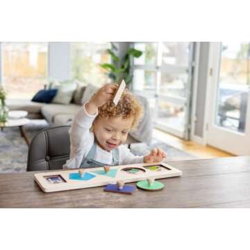 LOVEVERY Friends of All Shapes Puzzle for Toddlers 16 Months+