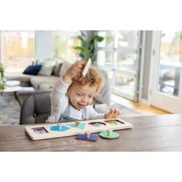 LOVEVERY Friends of All Shapes Puzzle for Toddlers 16 Months+