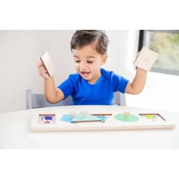 LOVEVERY Friends of All Shapes Puzzle for Toddlers 16 Months+