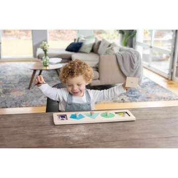 LOVEVERY Friends of All Shapes Puzzle for Toddlers 16 Months+