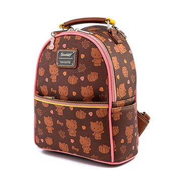 Loungefly Hello Kitty Pumpkin Spice Mini Convertible Backpack