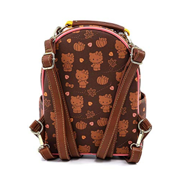 Loungefly Hello Kitty Pumpkin Spice Mini Convertible Backpack