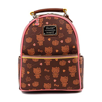Loungefly Hello Kitty Pumpkin Spice Mini Convertible Backpack