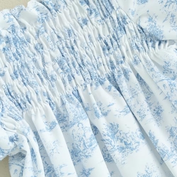 Ursobutegl Baby Girls Floral Ruffle Romper for Summer Fun