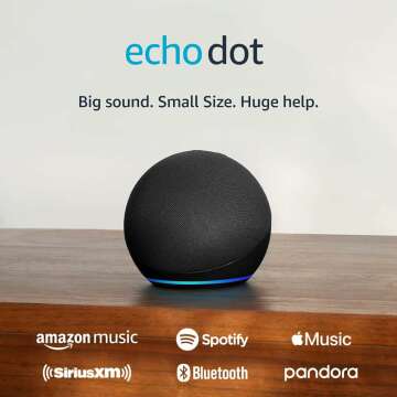 Echo Dot 5th Gen 2022 - Vibrant Sound & Alexa