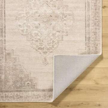 Livabliss Galey Alix Medallion Area Rug 5x7 Stylish and Durable