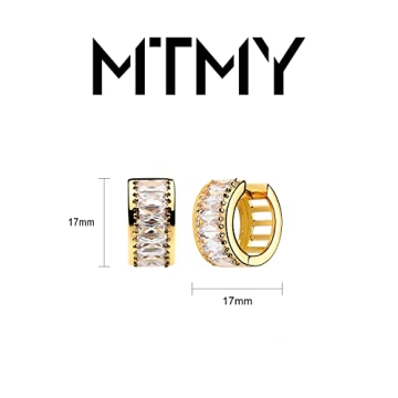 DAINTY 14K GOLD HOOP EARRINGS FOR WOMEN