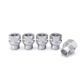 24 Chrome Silver Open ET Lug Nuts for 6Lug Vehicles