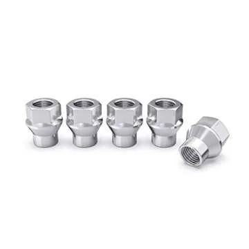 24 Chrome Silver Open ET Lug Nuts for 6Lug Vehicles