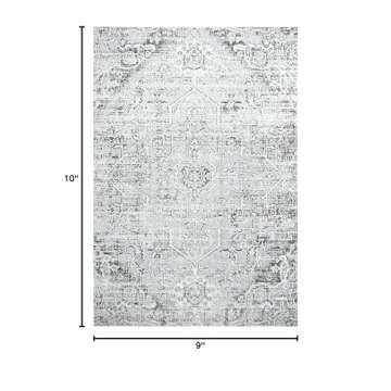 Home Dynamix 2491-451 Nicole Miller Patio Sofia Fleur Indoor/Outdoor Area Rug - Ideal for College & ...