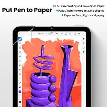 XIRON [2 PACK] Paper Screen Protector for iPad mini 7 (A17 Pro)/ iPad Mini 6 (2021, 8.3 inch), Matte...