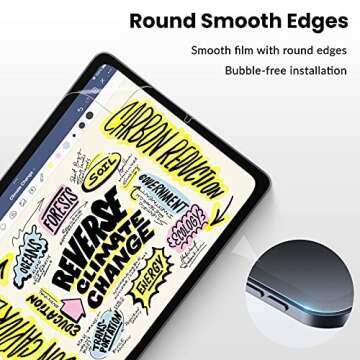 XIRON [2 PACK] Paper Screen Protector for iPad mini 7 (A17 Pro)/ iPad Mini 6 (2021, 8.3 inch), Matte PET Film for iPad Mini 6th Generation, Write and Draw Like on Paper, Anti-Glare Screen Protector