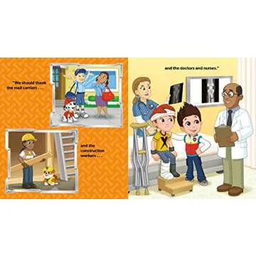 Let's Be Thankful Children's Book with PAW Patrol Fun
