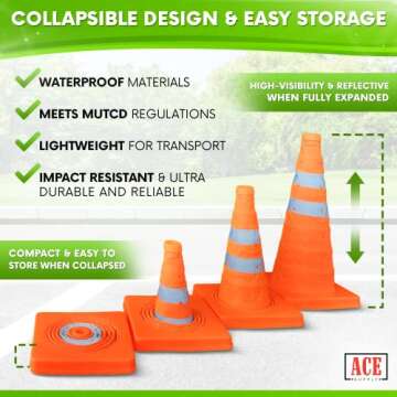 Buy Collapsible Traffic Cones for Training and Events