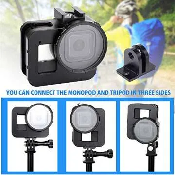 Luxebell Durable Protective Case for GoPro Hero 8