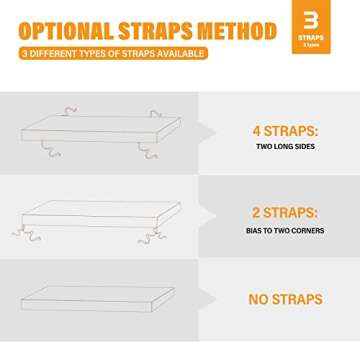 RULAER Custom Size Bench Cushion,Custom Bench Cushion for Indoor/Outdoor Furniture,Durable Outdoor Waterproof Seat Cushions,Comfortable and Highly Resilient Patio Furniture Cushion