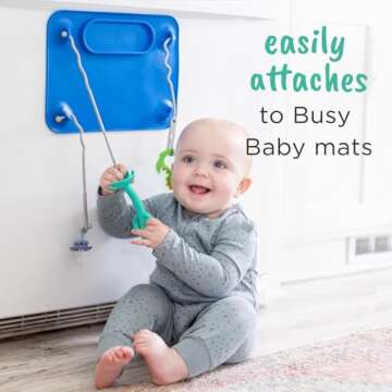 Busy Baby Teething Spoon - Safe 2-in-1 Training Spoon