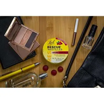 Bach RESCUE PASTILLES, Cranberry Flavor, 35 Count, and Bach 20mL Dropper, Natural Stress Relief, Homeopathic Flower Remedy, Vegetarian, Gluten and Sugar-Free, 35 Count