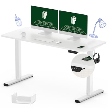 FLEXISPOT Electric Stand Up Standing Desk - Ergonomic Height Adjustable Solution