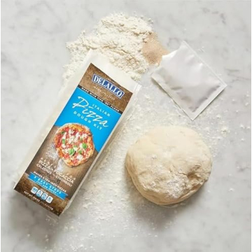 DeLallo Italian Pizza Dough Mix Kit for Authentic Pizza