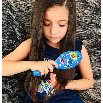 Baby Shark Hair Set - Brush, Ties & Scrunchies for Kids