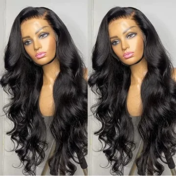 ALIPOP 24 Inch Lace Front Wig 180 Density Body Wave