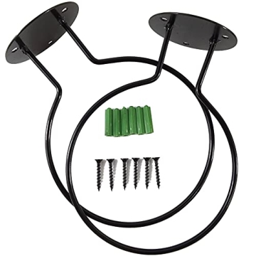 YOOHUA Sport Wall Mounted Ball Storage Holder Rack 2PCS