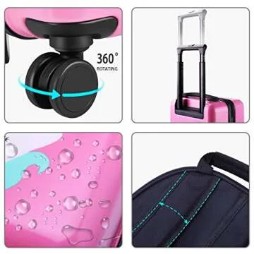 Unicorn Kids Luggage Set - Perfect for Little Travelers!