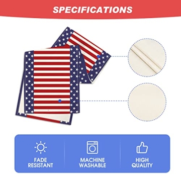 Artoid Mode Patriotic Table Runner for Festive Dining Decor