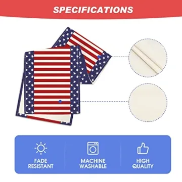 Artoid Mode Patriotic Table Runner for Festive Dining Decor