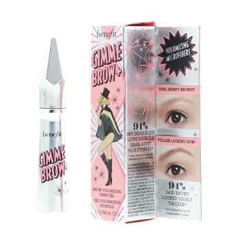 Benefit Gimme Brow + Volumizing Eyebrow Fiber Gel Bundle (Neutral Light Brown, 0.1oz, 2-Pack) (2 Ite...