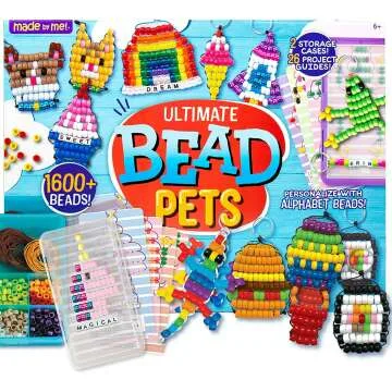 Ultimate Bead Pets Craft Set - 1400+ Beads & Templates