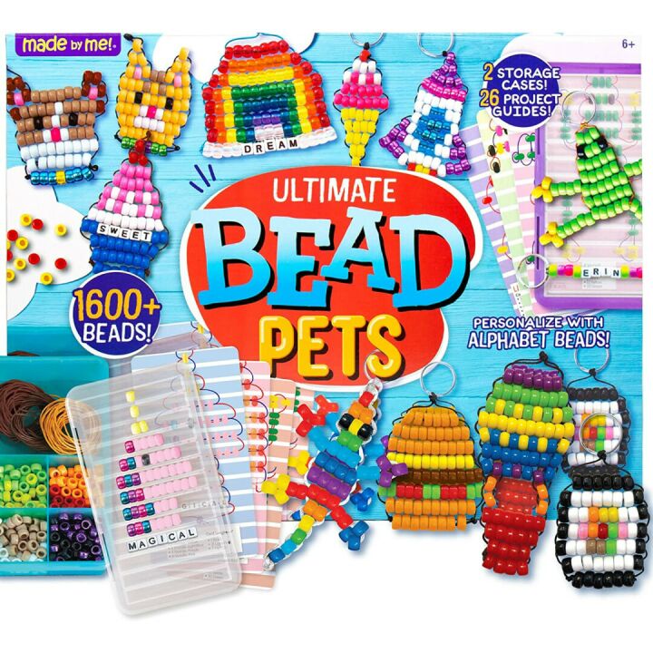 Ultimate Bead Pets Craft Set - 1400+ Beads & Templates