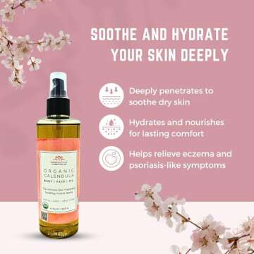 Organic Calendula Oil for Nourished and Moisturized Skin