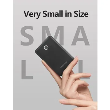 Ultra Slim 6000mAh Power Bank with Built-in Cables