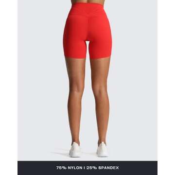 Aoxjox Trinity Women's Biker Shorts for Yoga and Running