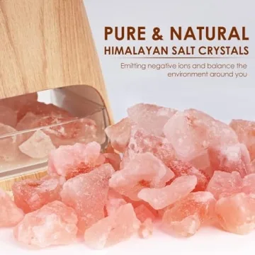 SALKING 2-in-1 Essential Oil Diffuser Himalayan Salt Lamp