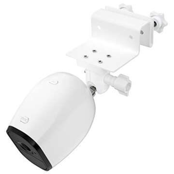 HOLACA Gutter Mount for Arlo Pro 4 eufyCam 2C Pro E and 2 E20 E40 L20,Arlo Essential,Arlo Pro 2,Arlo...