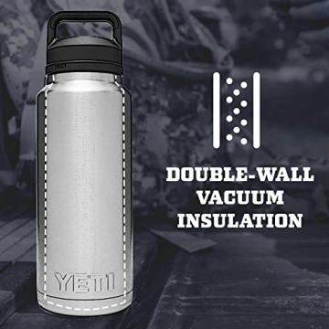 Durable YETI Rambler 46 oz Bottle with Chug Cap