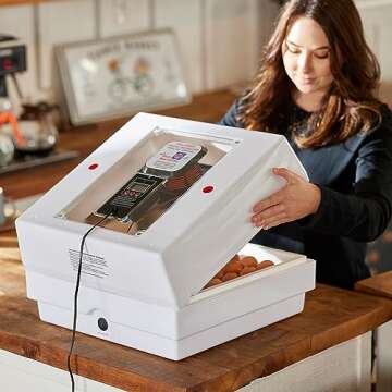 Farm Innovators 41 Egg Digital Circulated Air Incubator w/Auto Turning & Humidity Control