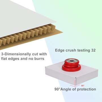 MEBRUDY Shipping Boxes – 25 Pack, Sturdy & Stylish