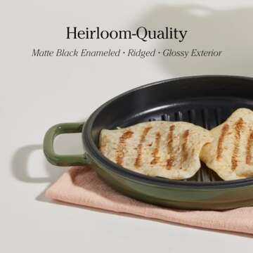 Our Place Cast Iron Hot Grill - Toxin-Free Indoor Searing