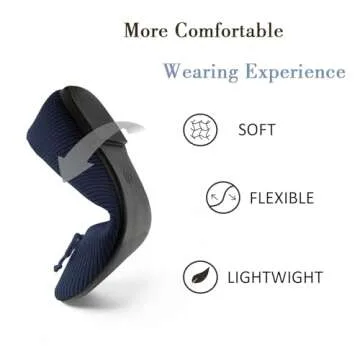 AprCoco Women's Chic Bowknot Ballet Flats for Comfort