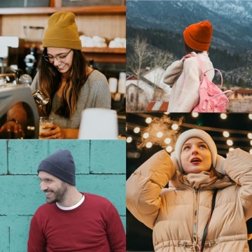 PFFY Warm and Comfortable Winter Beanie Hats for Everyone