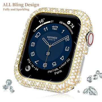 Mosonio Bling Case for Apple Watch 45mm - Stylish Protection