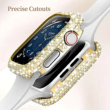 Mosonio Bling Case for Apple Watch 45mm - Stylish Protection