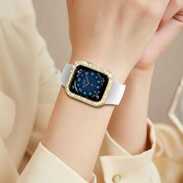 Mosonio Bling Case for Apple Watch 45mm - Stylish Protection